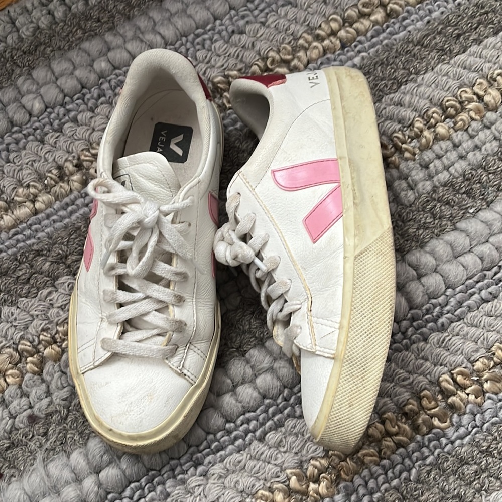 Veja Campo Bicolor Leather Shoes 37
